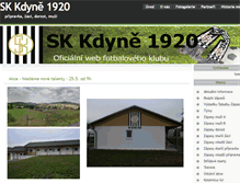 Tablet Screenshot of fotbalkdyne.cz